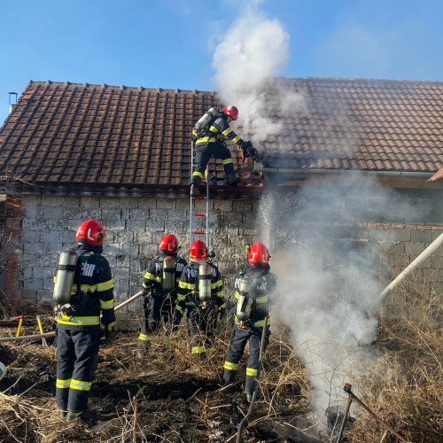 Incendiu în cartierul Micesti din Alba Iulia