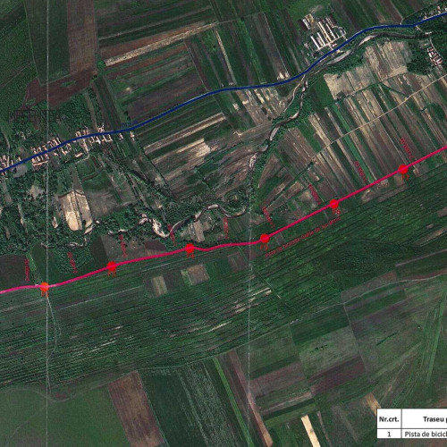 Pista de biciclete de 2,5 km, între Galda de Jos și Benic