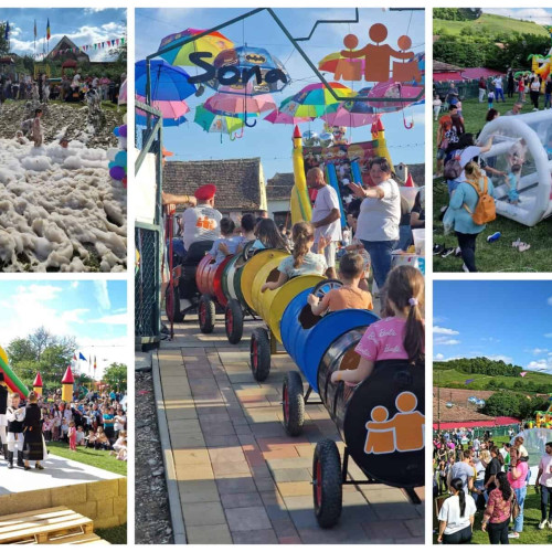 Sarbatoare colorată pentru copii în satul Sona, organizată de Asociația Sona Connect